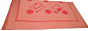 Embroided Cotton Bed Mat - Pink