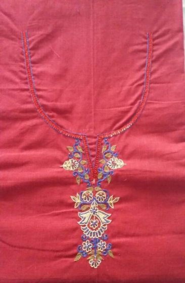 Unstiched dress material