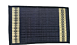 Handwoven River Grass Table Mats | Set of 6 | Black
