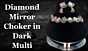 Diamond Oxidized Mirror Choker | Multicolor