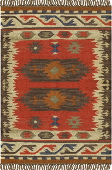 Handmade Woolen Jute Dhurrie  Best Carpet for Bedroom living area 4 * 6 Feet