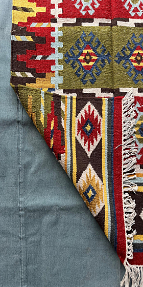 Hand-woven Panja Durry Kilims Design I 3x5 feet