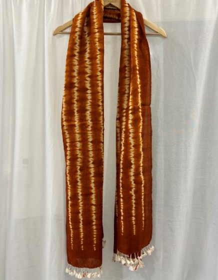  Shibori stole Woollen Stole