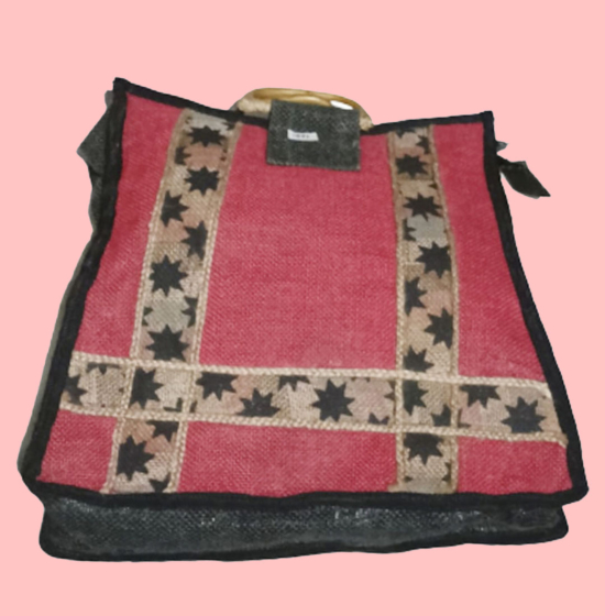 Jute Polish Hand Bag