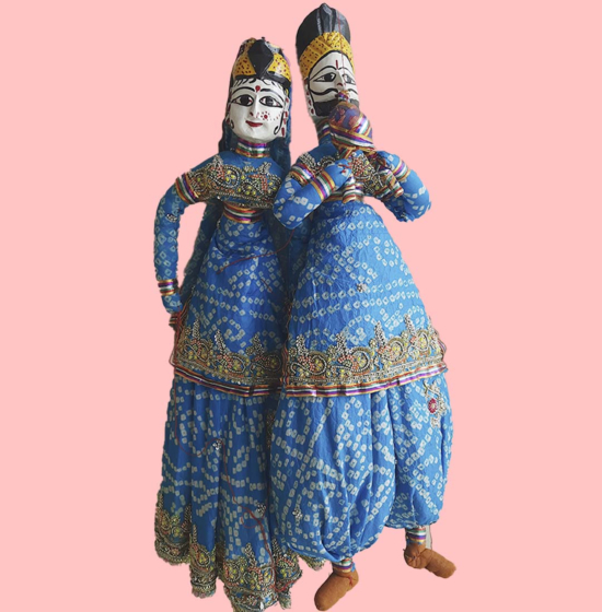 Bandhani Bliss Kathputali