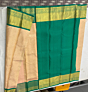 Handloom Dharmavaram Silk Saree | khaki Color