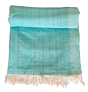 Beautiful Handloom Throw  Sea Green Color