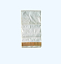 Silk Dhothi with Golden Zari Border | Cream | 40 Kuligai Border 