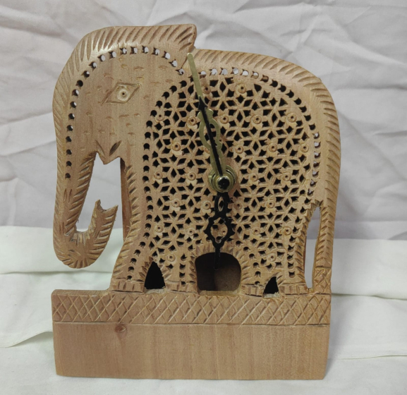 Kadamwood Table Watch Jaliwork 