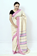 Handloom Tussar Karvati Kinar Saree