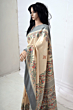 Tussar Karvati Kinar Gond  Printed Saree (Dhapewada)