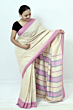 Handloom Tussar Karvati Kinar Saree
