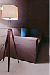 Modern Tripod Wooden LED Floor Lamp | 45x45x150 Inches