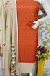 “Elegant Viscose Silk Weaving Work Suit Set with Khadi Cotton Bottom & Screen Printed Dupatta”