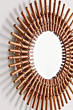 Handcrafted Rattan Wall Mirror