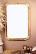 Natural Rattan Frame Rectangular Mirror | Medium | 24" x 36"