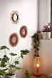 Handcrafted Rattan Wall Mirror