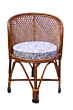 Cane Outdoor Chair with Cushion