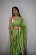 Tussar Gheecha Silk Embroidered Saree | 650x112 cm