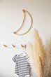 Bamboo Moon Boho Wall Hanging | 14.5 inch x 5inch