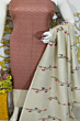“Elegant Viscose Silk Weaving Work Suit Set with Khadi Cotton Bottom & Screen Printed Dupatta”