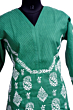 V Neck Kurti - Green