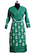 V Neck Kurti - Green