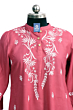 Rayon Top - Dark Pink - Pattern Lotus Flower