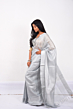 JHARCRAFT LINEN SAREE