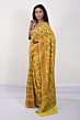 Printed Cotton Saree | Yellow