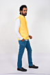 Jharcraft Silk Jacket | Yellow