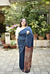 Ajrakh Bandhani Saree 