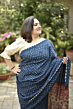 Ajrakh Bandhani Saree 
