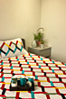 Patchwork bedsheet hexagone design