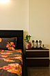 Patchwork bedsheet floral pattern