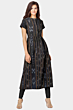 Black handloom kurta