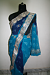 Handcrafted Blue Gota Patti Saree | 5.50 Metres