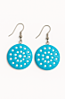 Sky Circle Drop Earrings