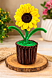 Handmade Sunflower Decorative Pot