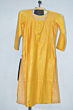 Jharcraft Silk Kurti | Yellow