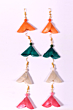 Handmade Fish Scale Hanging Earrings | Set of 4 | Multicolour