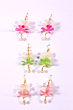 Biossom Elegance Earrings Set 3 milti colour