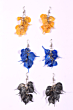 live style fish scale earring set 3 malti colour