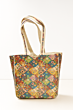 Silk Multi-Color Printed Tote Bag for Women | Ethnic Handcrafted Shoulder Bag | Lightweight Shopping & Casual Carry Bag