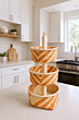 BAMBOO KITCHEN RACK BASKET