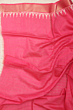 Pink Kota Mangalgiri Silk Saree with Discharge Print & Blouse - Bhagalpur Handloom Special