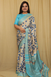 Pure Tussar Ghicha Silk Printed Saree 