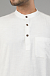 Mens Handloom Shirt White M size