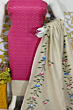 Elegant Viscose Silk Weaving Work Suit Set with Khadi Cotton Bottom & Screen Printed Dupatta