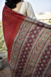 Ajrakh Bandhani Saree 